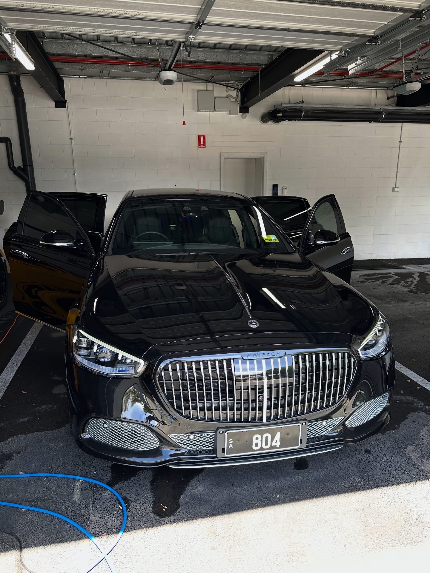Mercedes-Maybach front after detailing